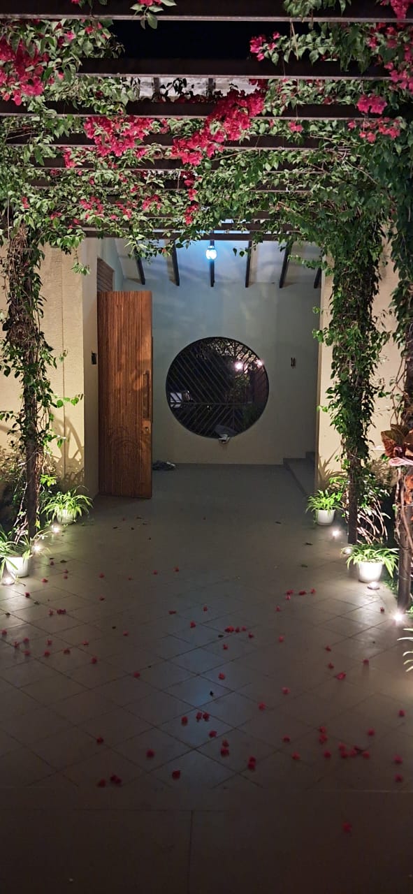 Private pool at the villa